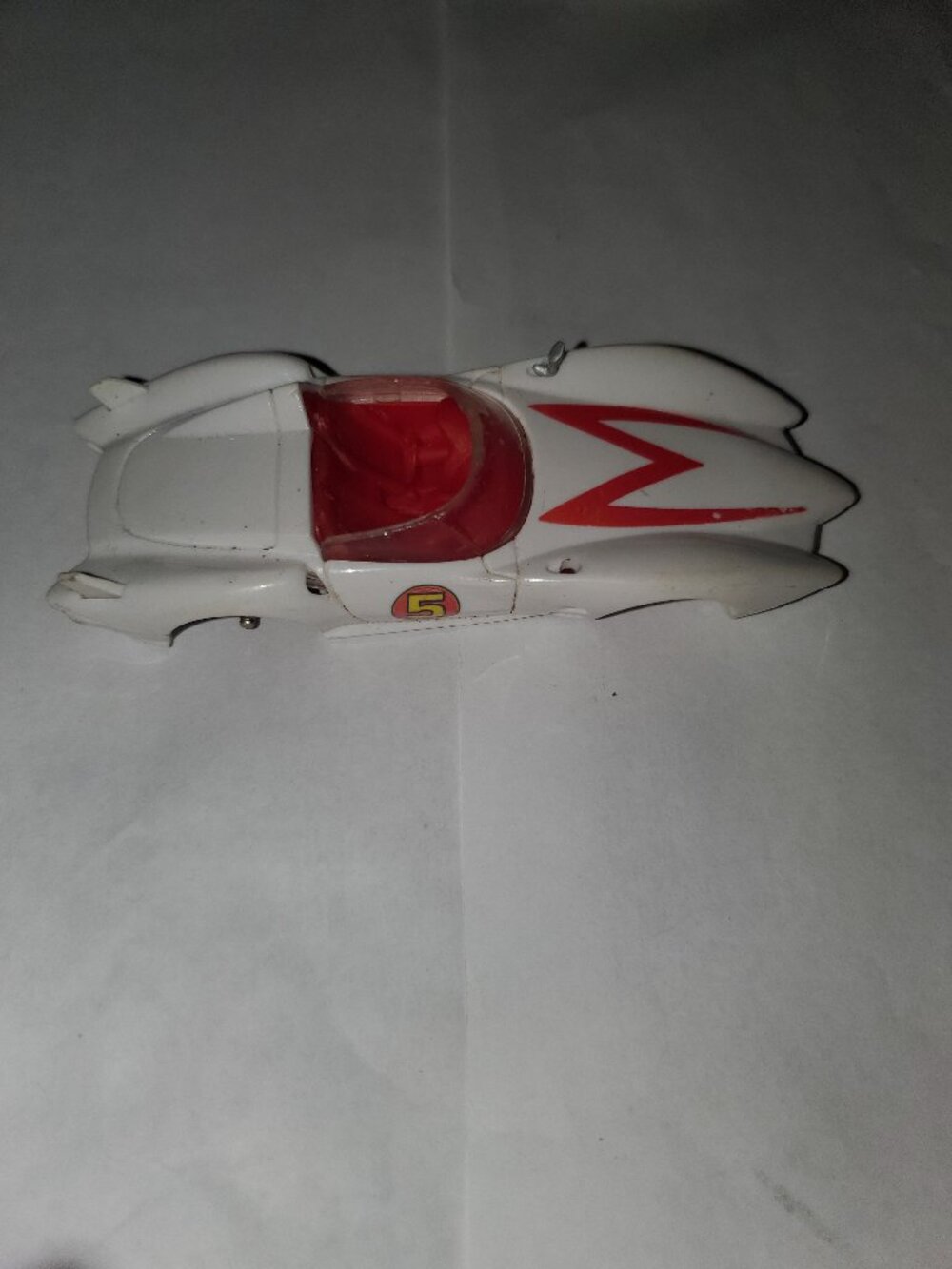 USED HOTWHEELS  HOT WHEELS SPEED RACER 2008 SPEEDRACER PLASTIC TOY CAR